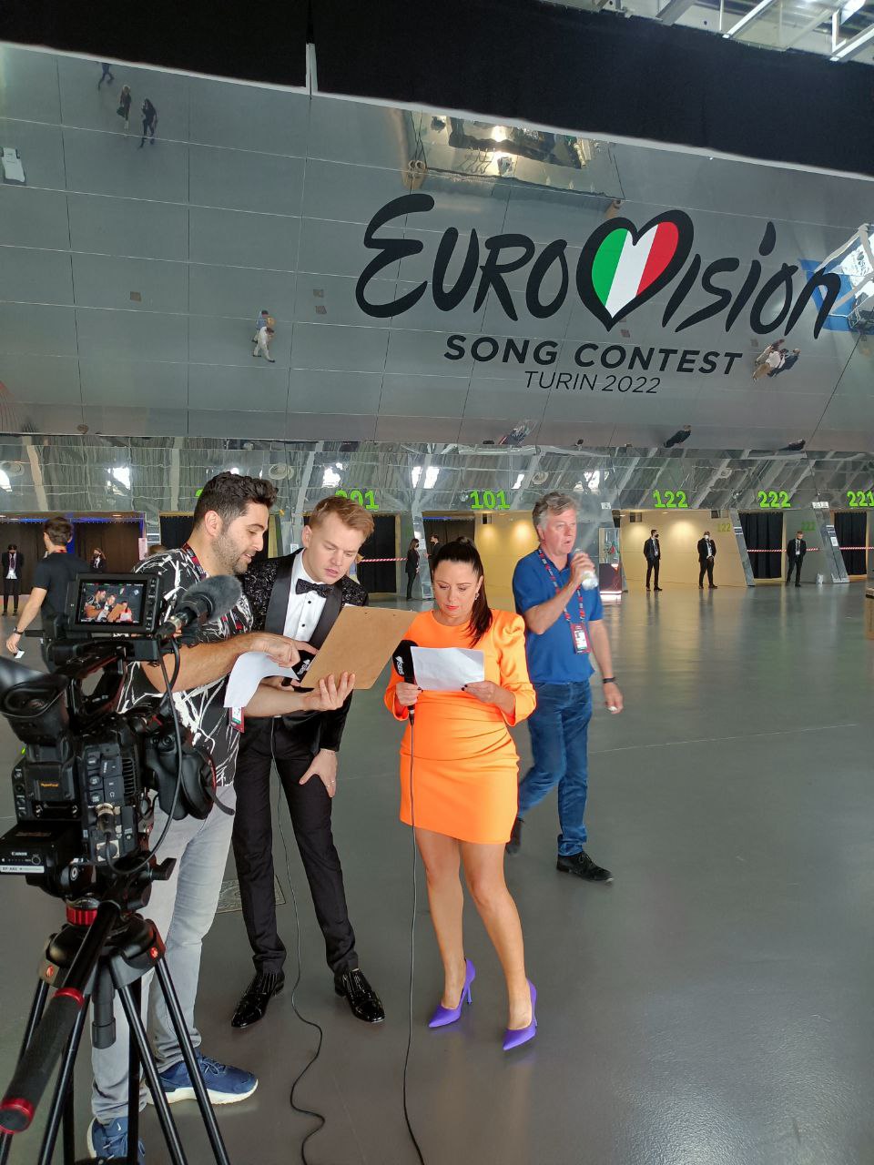 I fonici di Isophonic Studio all’Eurovision song contest 2022